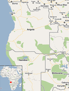 © Google Maps, ORF.at (Montage) Afrikakarte