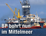 Ölplattform von BP
