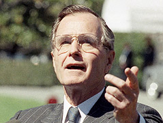 © AP/Barry Thumma George Bush sen.