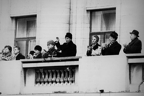 © AP/Agerpres Letzte Rede von Ceausescu am 21.12.1989