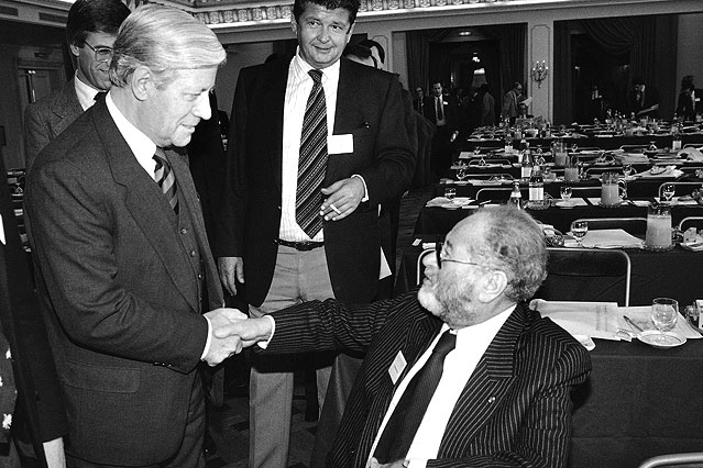 © AP/Alexis Duclos Bruno Kreisky mit Helmut Schmidt