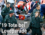 Menschenmassen auf der Loveparade in Duisburg