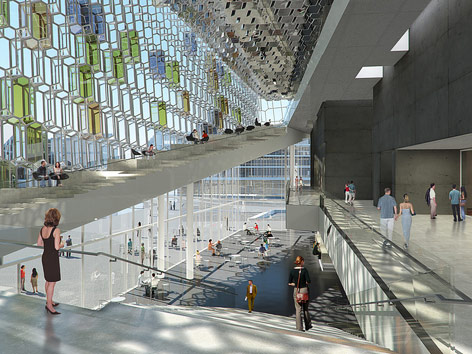 © HARPA 3D-Modell des Konzertsaals