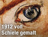 Details von "Bildnis Wally" von Egon Schiele