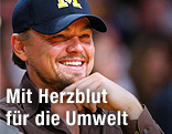 Schauspieler Leonardo DiCaprio lächelt