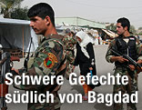 Soldaten mit Waffe