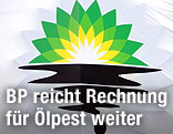 BP-Logo mit Ölteppich