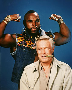 © Reuters "Mr. T" und George Peppard