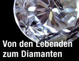 Diamant aus Asche von Verstorbenen