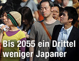 Japaner auf Straße