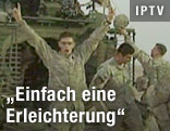 Glückliche US-Soldaten