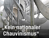 Innenansicht des Österreich Pavillon auf der Architektur-Biennale in Venedig