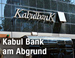 Fassade der Kabul Bank in Kabul