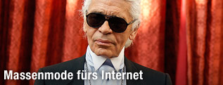 Modeschöpfer Karl Lagerfeld