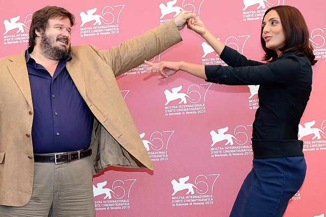 Schauspieler Giuseppe Battiston und Ambra Angiolini
