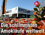 Blick auf die Realschule in Winnenden