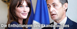 Frankreichs Präsident Nicolas Sarkozy und seine Frau Carla Bruni
