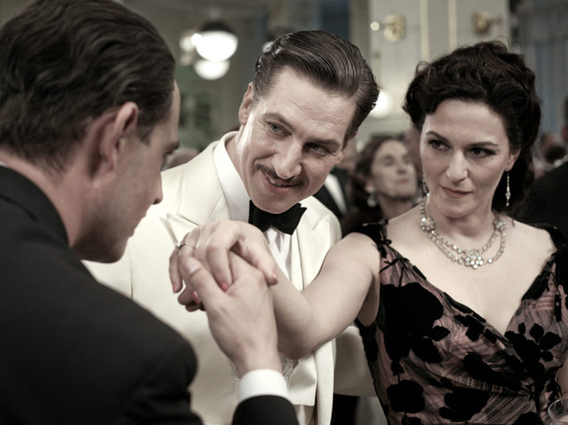 © Thimfilm Joseph Goebbels (Moritz Bleibtreu) Ferdinand Marian (Tobias Moretti) und Anna Marian (Martina Gedeck)