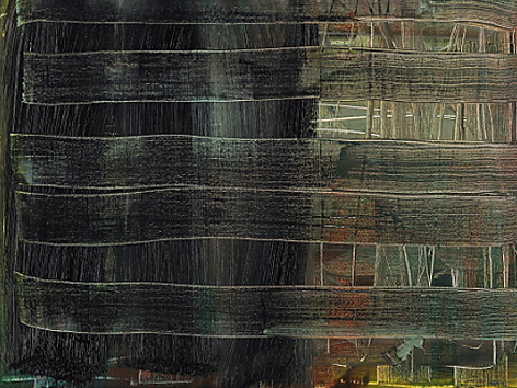 © EPA/SOTHEBY'S Gerhard Richter: Abstraktes Bild mit grauen Querstreifen