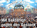 Festzelt am M&uuml;nchner Oktoberfest