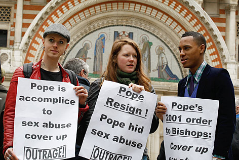 © AP/Sang Tan Proteste gegen den Papst