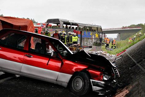 Übersicht einer Unfallstelle