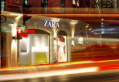 Schaufenster einer Zara-Filiale