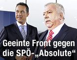 Bürgermeister Michael Häupl und FPÖ-Chef Heinz-Christian Strache
