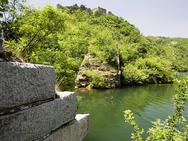 Verfallenes Stück der Chinesischen Mauer