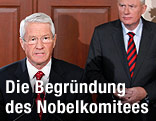 Thorbjoern Jagland, Vorsitzender des Nobel-Komitees