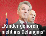 Bundespr&auml;sident Fischer mit Vertretern von NGOs