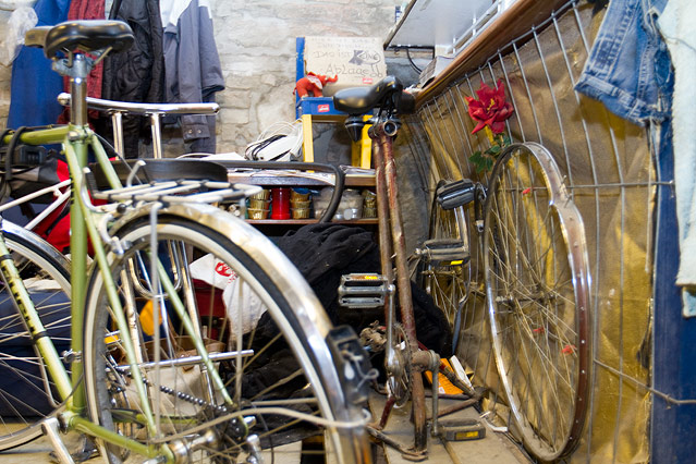 © ORF.at/Wolfgang Rieder Fahrräder in der Bikekitchen
