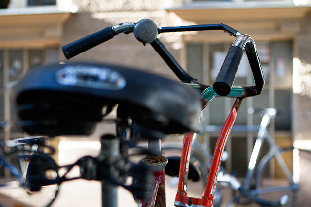 © ORF.at/Wolfgang Rieder Detailaufnahme eines Fahrradlenkers