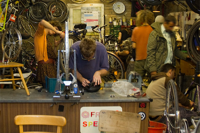 © ORF.at/Wolfgang Rieder Werkstatt der Bikekitchen