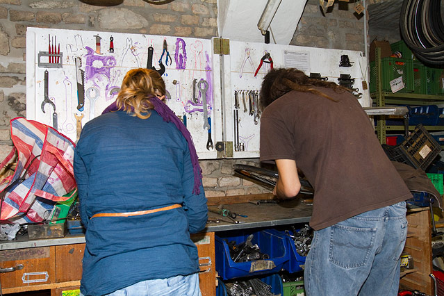 © ORF.at/Wolfgang Rieder Werkstatt der Bikekitchen
