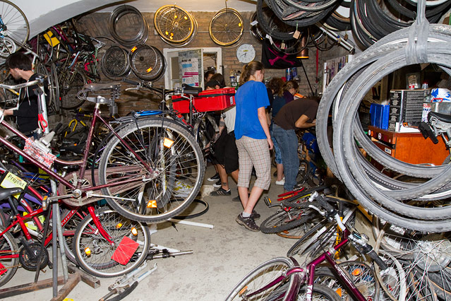 © ORF.at/Wolfgang Rieder Werkstatt der Bikekitchen