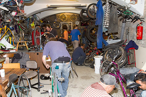 © ORF.at/Wolfgang Rieder Werkstatt der Bikekitchen
