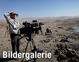 Journalisten bei Mine in Chile