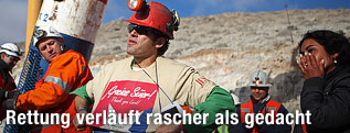 Geretteter Bergmann Alex Vega