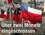 Chilenische Fahnen an Bohrungsort