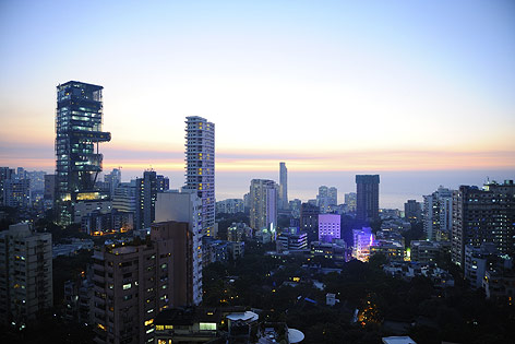 © Corbis/Frederic Soltan Höchstes Privathaus in Mumbai