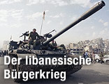 Panzer im libanesischen Bürgerkrieg