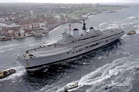 © APA/EPA/Royal Navy/Gary Davies Britischer Flugzeugträger HMS Ark Royal