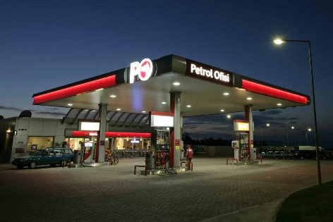 Tankstelle des Unternehmens Petrol Ofisi