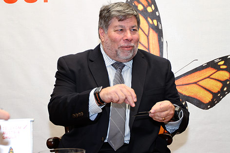 © ORF.at/Wolfgang Rieder Steve Wozniak beim Interview