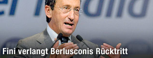 Italienischer Parlamentspräsident Gianfranco Fini
