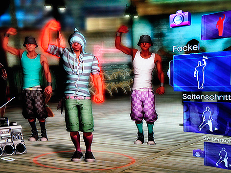 © Microsoft Screenshot von "Dance Central"