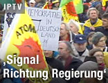 Demonstration gegen Atomm&uuml;ll