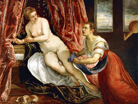 © Public Domain Gemälde "Danae" von Jacopo Tintoretto