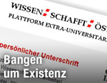 Screenshot Plattform Wissenschaft